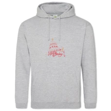 Hoodie with Print Birthday Cake - 2XL grey