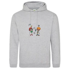 Hoodie with Print Happy Chemists Teacher - 2XL grey