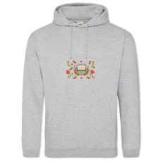 Hoodie with Print Happy Teacher's Day Teacher's Day I Love - 2XL grey
