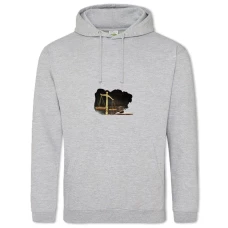 Hoodie with Print Day Lawyer Scales Of Themis Hammer Judges And The Constitution - 2XL grey