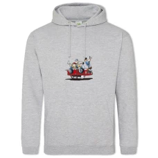 Hoodie with Print Day Mechanics Mechanics Repairing Car - 2XL grey