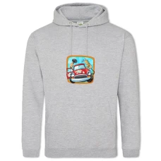 Hoodie with Print Day Mechanic Repairing A Car Yourself - 2XL grey