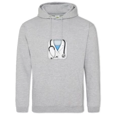 Hoodie with Print Day Medica Icon - 2XL grey