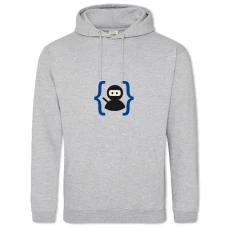 Hoodie with Print Day Of The Programmer Ninja In Quotes - 2XL grey