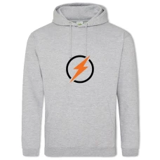 Hoodie with Print Orange Day Energy Discharge - 2XL grey