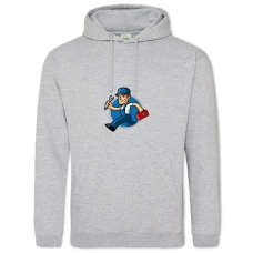 Hoodie with Print Day Plumbing Plumber With Wrench - 2XL grey