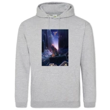 Худи с принтом Артифакт Заставка - 2XL серый