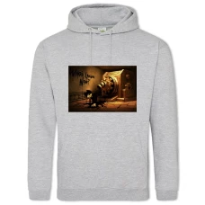 Hoodie with Print Bandy And Machine - 2XL grey