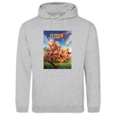 Худі з принтом Кльош Оф Кленс Заставка - 2XL сірий