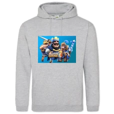 Худі з принтом Кльош Рояль Заставка - 2XL сірий