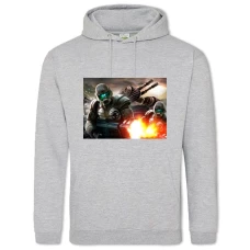Hoodie with Print Tiberium Wars - 2XL grey