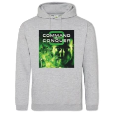 Hoodie with Print Tiberium Wars Soldier - 2XL grey