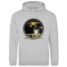 Hoodie with Print Soldiers In Tactical Glasses - 2XL grey