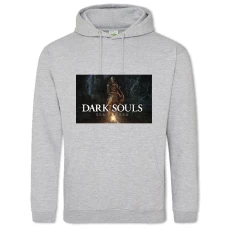 Hoodie with Print Remastered - 2XL grey