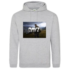Hoodie with Print Dayz With A Gun - 2XL grey