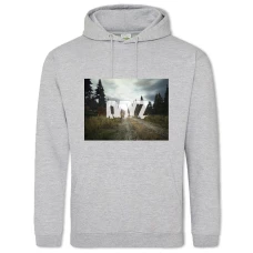 Hoodie with Print Dayz Road In The Woods - 2XL grey
