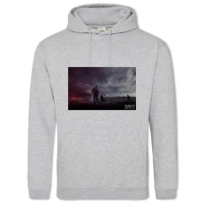 Hoodie with Print Dayz Go On The Attack - 2XL grey