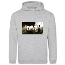 Hoodie with Print Dayz Ghost Town - 2XL grey
