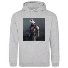 Hoodie with Print Dead By Daylight Huntress 2 - 2XL grey