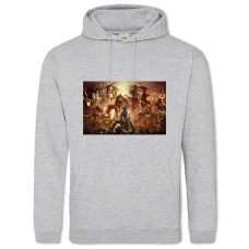 Hoodie with Print Dead By Daylight Apocalypse - 2XL grey