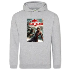 Hoodie with Print Dead Island Zombie City - 2XL grey