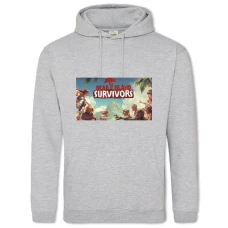 Hoodie with Print Dead Island Survivors - 2XL grey