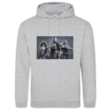 Hoodie with Print Destiny Three Soldiers - 2XL grey