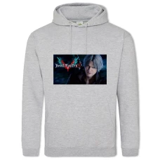 Hoodie with Print Devil May Cry 5 - 2XL grey