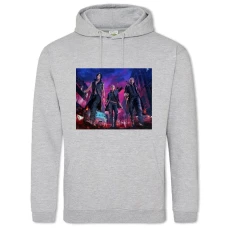 Hoodie with Print Devil May Cry Three Heroes - 2XL grey