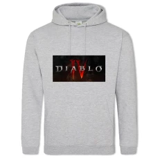 Hoodie with Print Diablo 4 - 2XL grey