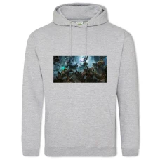 Hoodie with Print Diablo Seven Playable Characters - 2XL grey