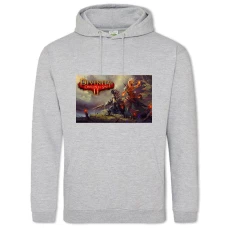 Hoodie with Print Original Sin - 2XL grey