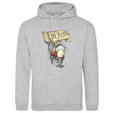 Hoodie with Print Wilbur - 2XL grey