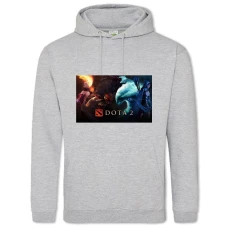 Hoodie with Print Dota 2 Four Elements - 2XL grey