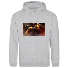 Hoodie with Print Dota 2 Goblin - 2XL grey