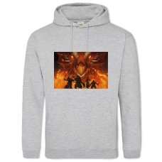 Hoodie with Print Dungeons & Dragons Cover - 2XL grey