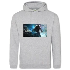 Hoodie with Print Elex Warrior - 2XL grey