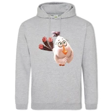 Hoodie with Print Angry Birds Cute Bird - 2XL grey