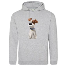 Hoodie with Print The Secret Life Of Pets Max - 2XL grey