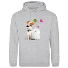 Hoodie with Print The Secret Life Of Pets Gidget And Max - 2XL grey