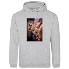 Hoodie with Print Zootopia Judy Laverne Hopps - 2XL grey