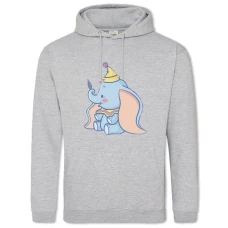 Hoodie with Print Dambo Art Version - 2XL grey