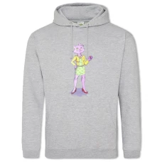 Hoodie with Print Bojack Horseman Princess Carolyn - 2XL grey