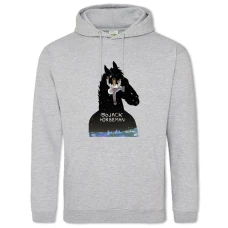 Hoodie with Print Bojack Horseman Main Theme - 2XL grey