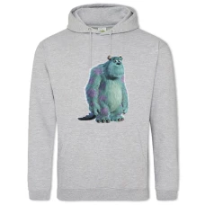 Hoodie with Print Monsters Inc James P Sullivan - 2XL grey
