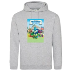 Hoodie with Print Monsters Inc Main Heroes - 2XL grey