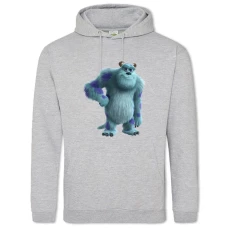 Hoodie with Print Monsters Inc James Sullivan - 2XL grey