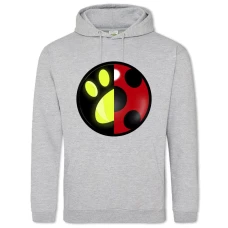 Hoodie with Print Miraculous Hero Logo - 2XL grey