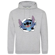 Hoodie with Print Lilo & Stitch Hero - 2XL grey