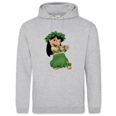 Hoodie with Print Lilo & Stitch Dance - 2XL grey